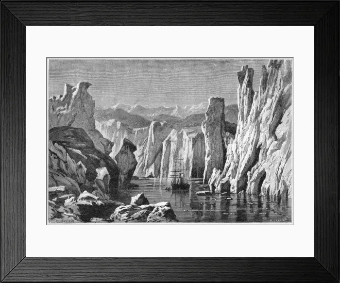 Framed Print : Greenland Glacier Framed Print : Greenland Glacier