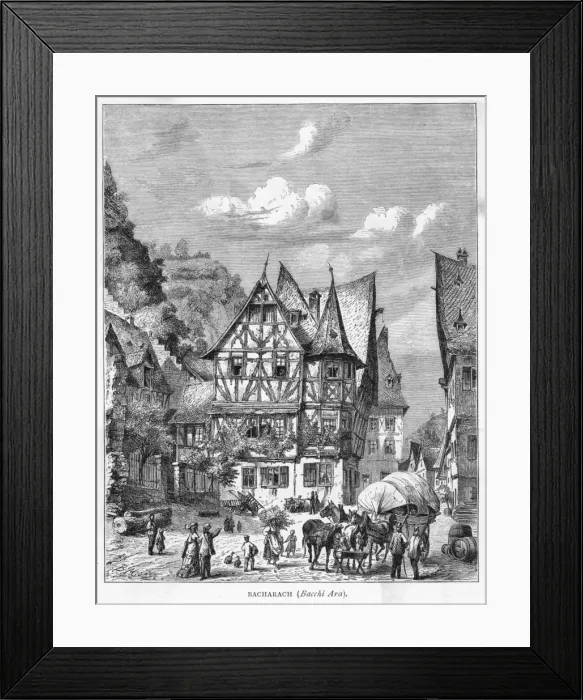 Framed Print : Germany Bacharach Framed Print : Germany Bacharach