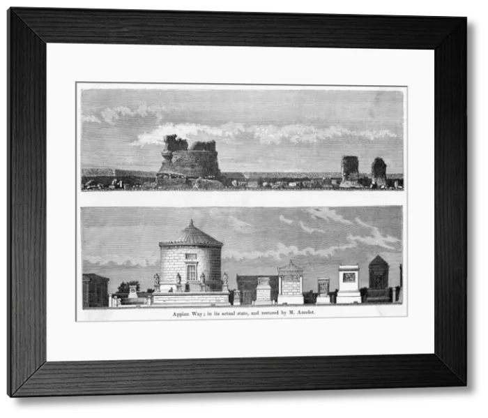 Framed Print : Italy Appian Way Framed Print : Italy Appian Way