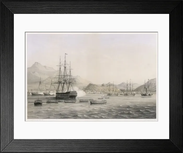 Framed Print : Navy Attack Fort / China Framed Print : Navy Attack Fort / China