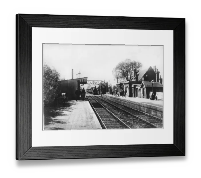Framed Print : Milford Station - 1908 Framed Print : Milford Station - 1908