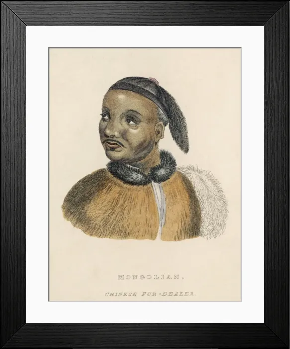 Framed Print : Mongolian Fur Dealer Framed Print : Mongolian Fur Dealer