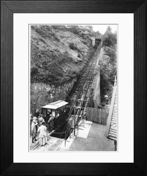 Framed Print : Lynmouth Lift - 1908 Framed Print : Lynmouth Lift - 1908