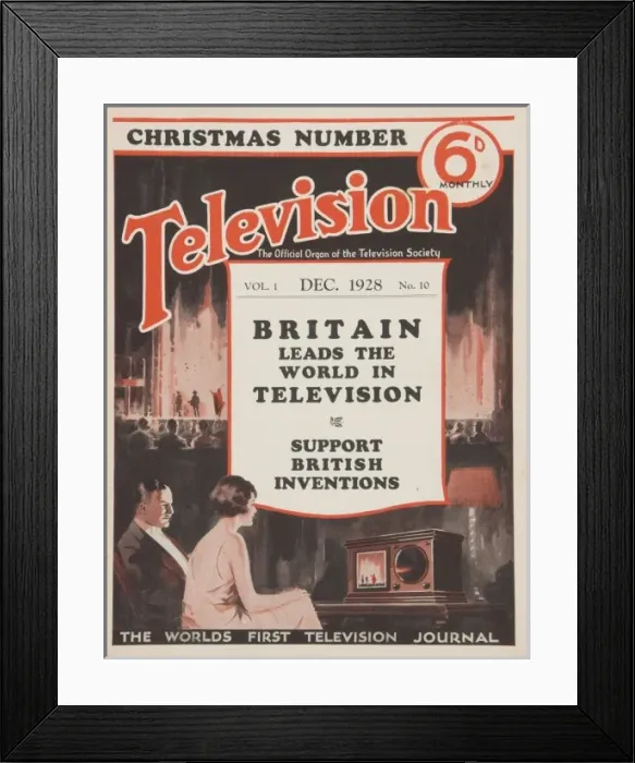 Framed Print : Television magazine Framed Print : Television magazine