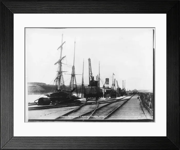 Framed Print : FALMOUTH - 1906 Framed Print : FALMOUTH - 1906