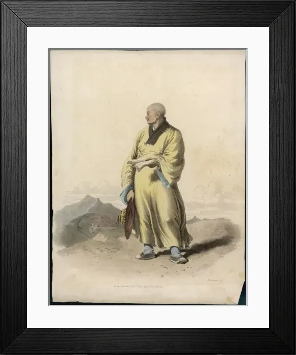 Framed Print : Tibetan Monk 1798 Framed Print : Tibetan Monk 1798