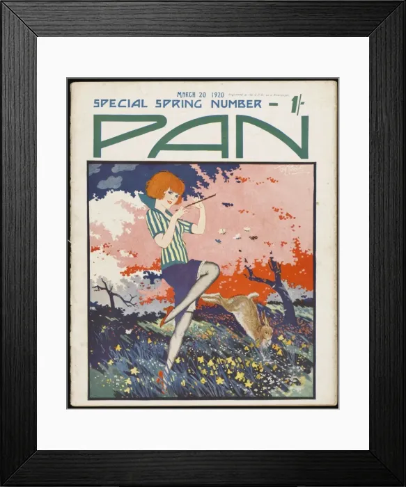Framed Print : Pan Cover Spring 1920 Framed Print : Pan Cover Spring 1920