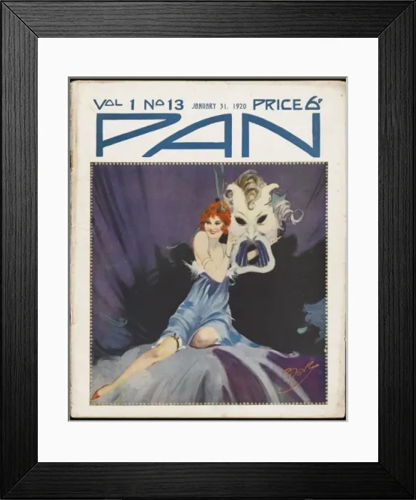 Framed Print : Pan Cover 1920 Framed Print : Pan Cover 1920