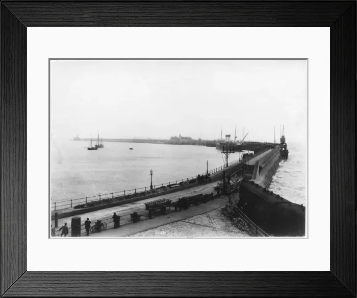Framed Print : DOVER PIER - 1906 Framed Print : DOVER PIER - 1906