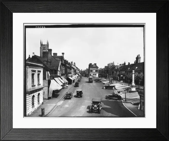 Framed Print : East Grinstead - 1927 Framed Print : East Grinstead - 1927
