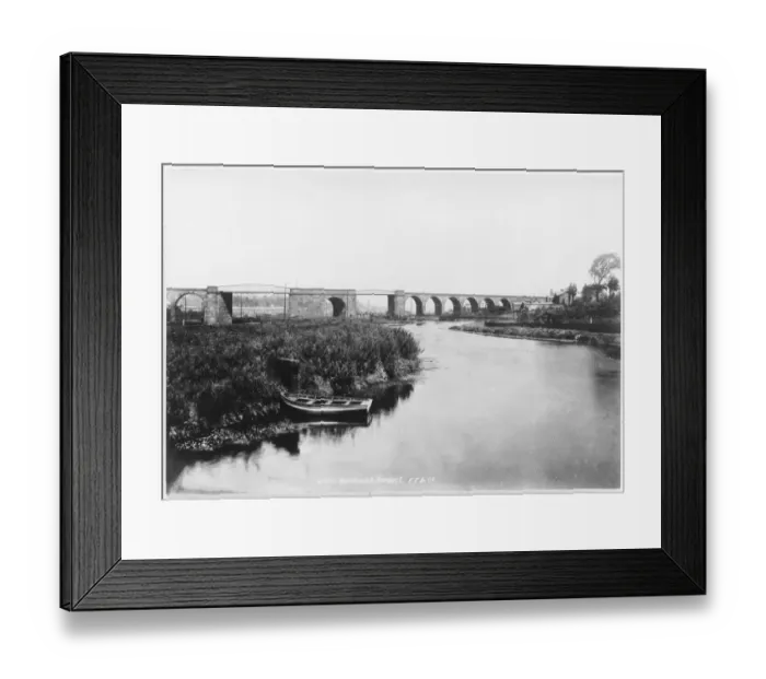 Framed Print : Northwich Viaduct - 1893 Framed Print : Northwich Viaduct - 1893
