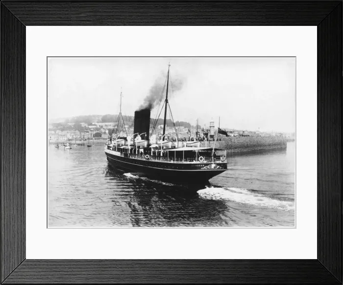 Framed Print : Guernsey Port - 1900 Framed Print : Guernsey Port - 1900
