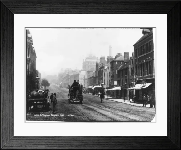 Framed Print : Nottingham - 1890 Framed Print : Nottingham - 1890