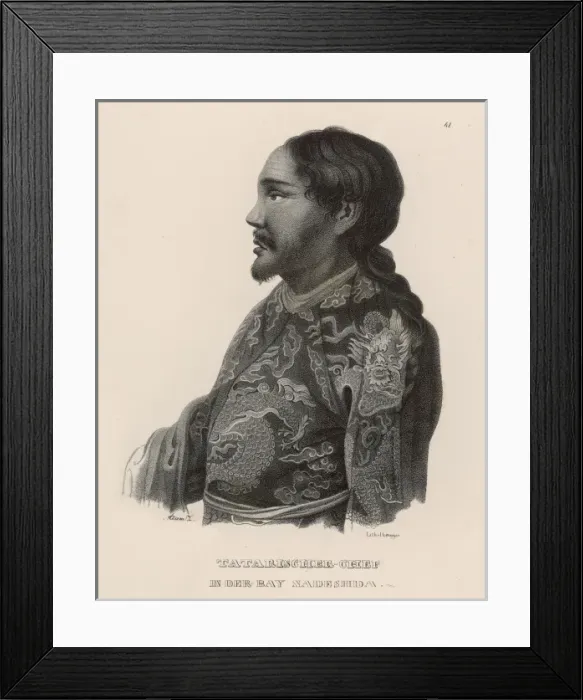 Framed Print : Tatar Chief / Mongolian Framed Print : Tatar Chief / Mongolian
