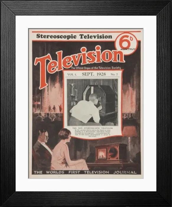Framed Print : Television magazine Framed Print : Television magazine