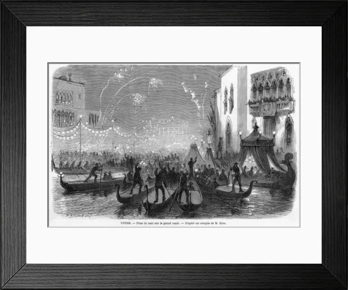 Framed Print : Italy Venice Canale Framed Print : Italy Venice Canale