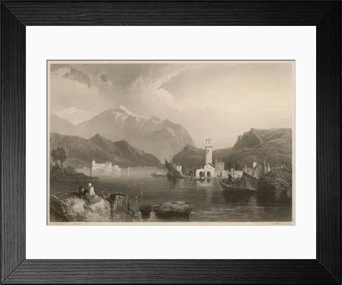 Framed Print : Italy Lago Di Como Framed Print : Italy Lago Di Como