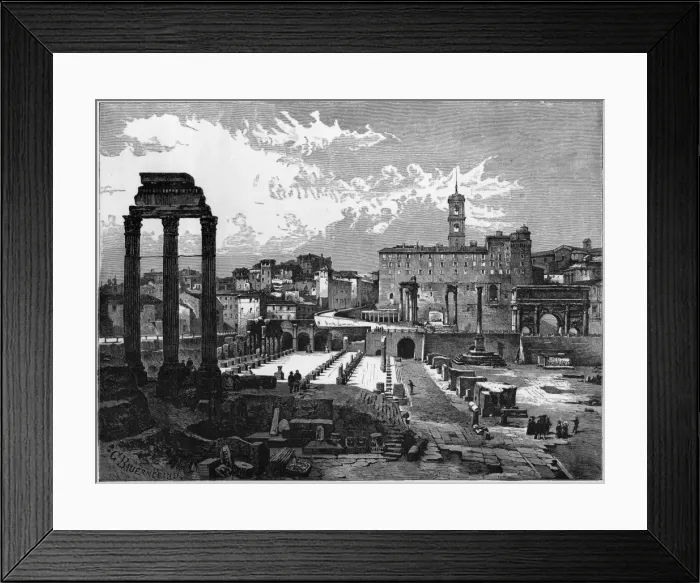 Framed Print : Italy Rome Forum Framed Print : Italy Rome Forum