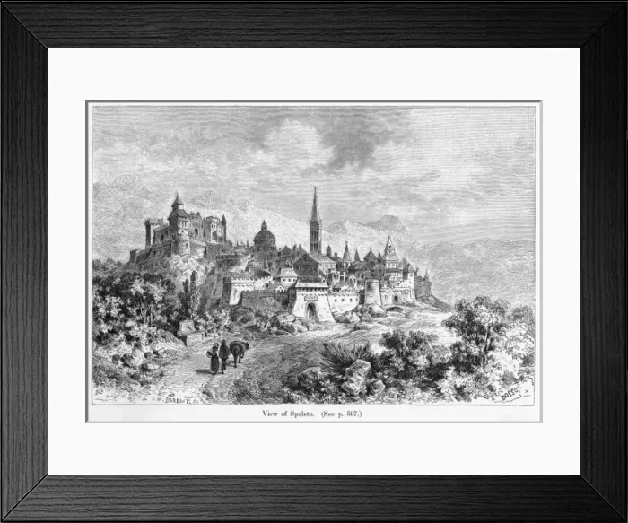 Framed Print : Italy Spoleto Framed Print : Italy Spoleto