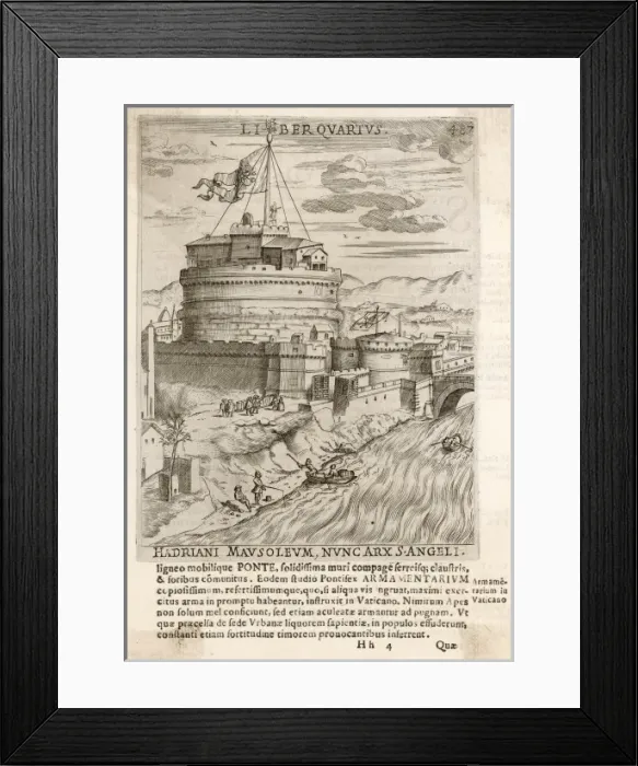 Framed Print : Italy Rome Castel Framed Print : Italy Rome Castel