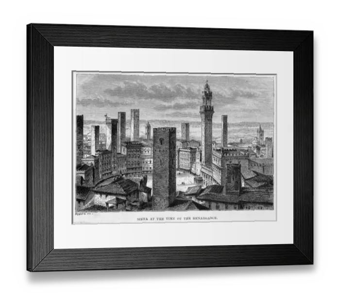 Framed Print : Italy Siena Framed Print : Italy Siena
