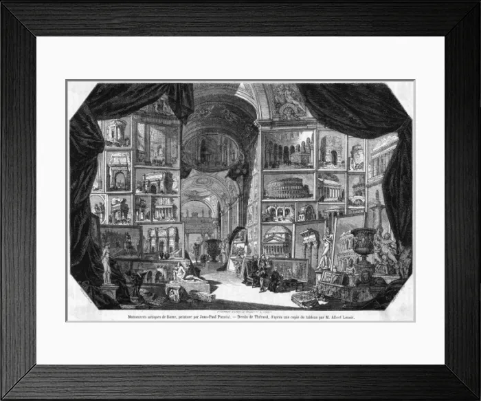 Framed Print : Italy Rome Antiquities Framed Print : Italy Rome Antiquities