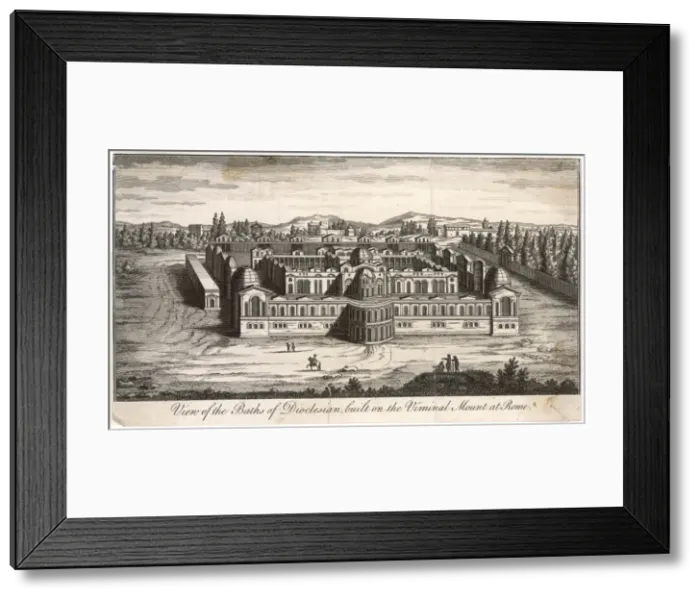 Framed Print : Italy Rome Baths Framed Print : Italy Rome Baths