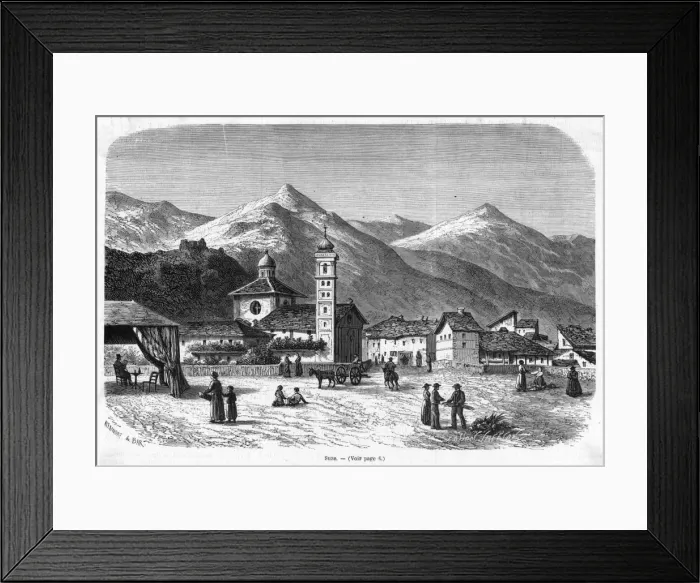 Framed Print : ITALY SUSA Framed Print : ITALY SUSA