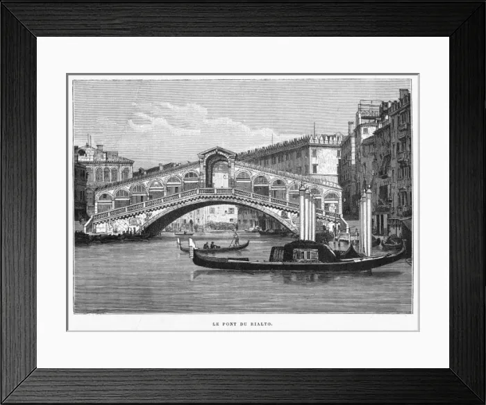 Framed Print : Italy Venice Rialto Framed Print : Italy Venice Rialto