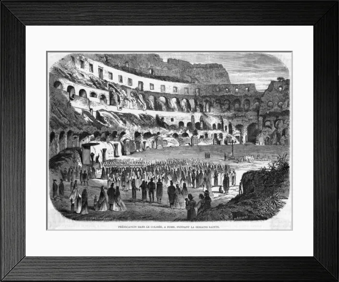 Framed Print : Italy Rome Colosseo Framed Print : Italy Rome Colosseo