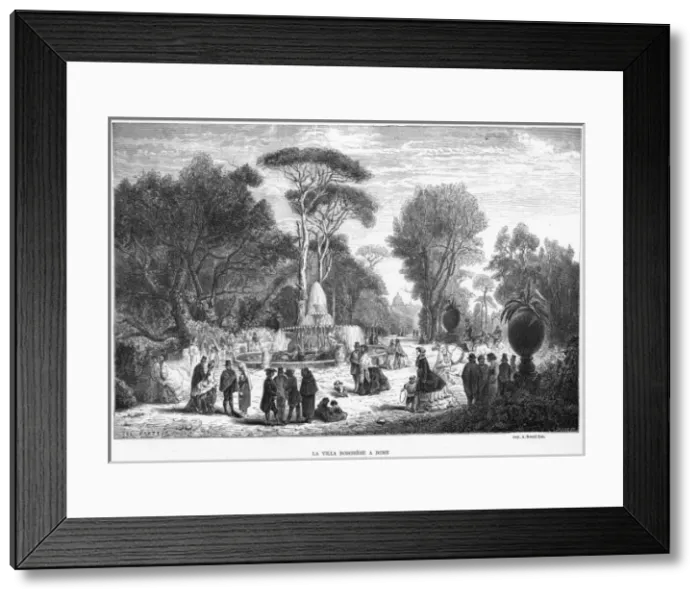 Framed Print : Italy Rome Borghese Framed Print : Italy Rome Borghese