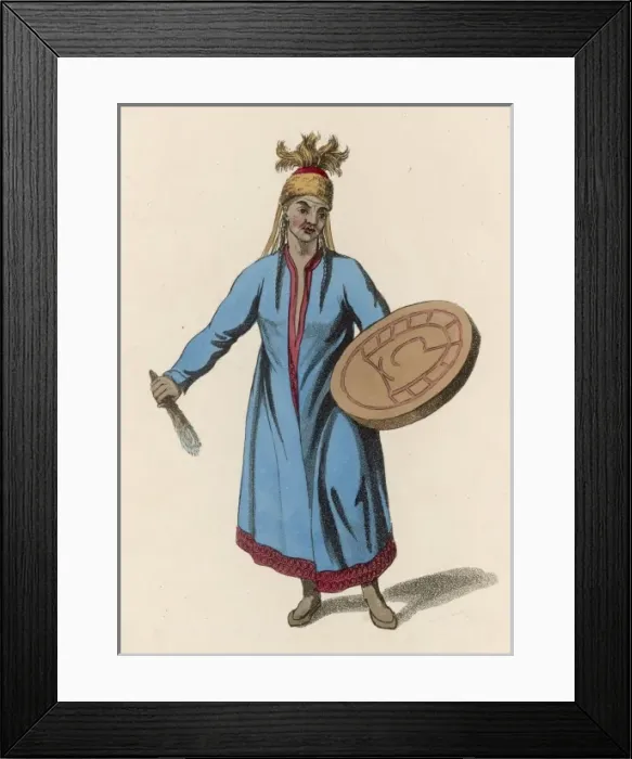 Framed Print : Siberian Shaman - 4 Framed Print : Siberian Shaman - 4
