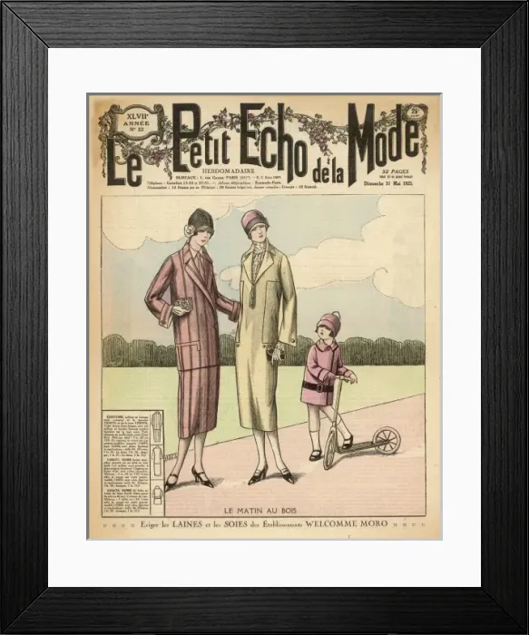 Framed Print : French Girls Scooter Framed Print : French Girls Scooter