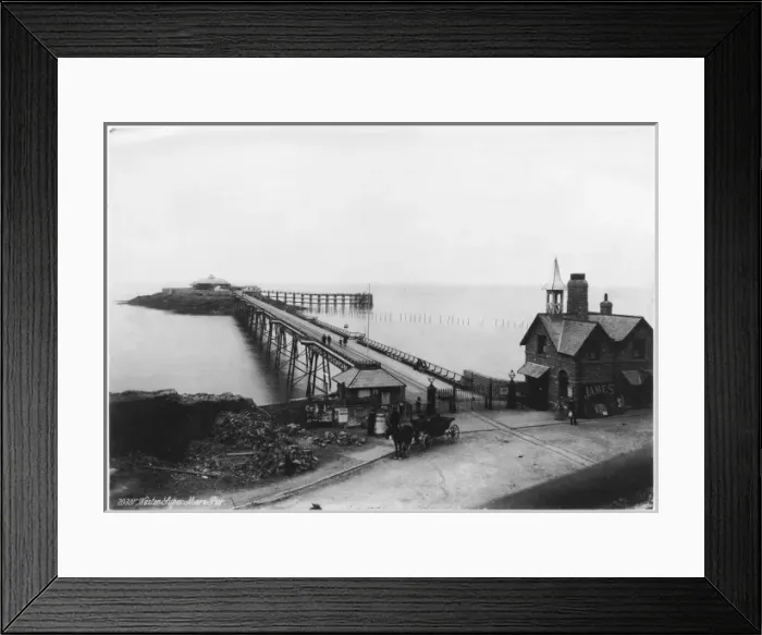 Framed Print : Weston-Super-Mare - 1888 Framed Print : Weston-Super-Mare - 1888