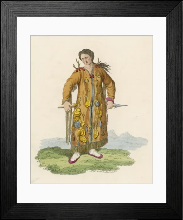 Framed Print : Siberian Shaman - 2 Framed Print : Siberian Shaman - 2