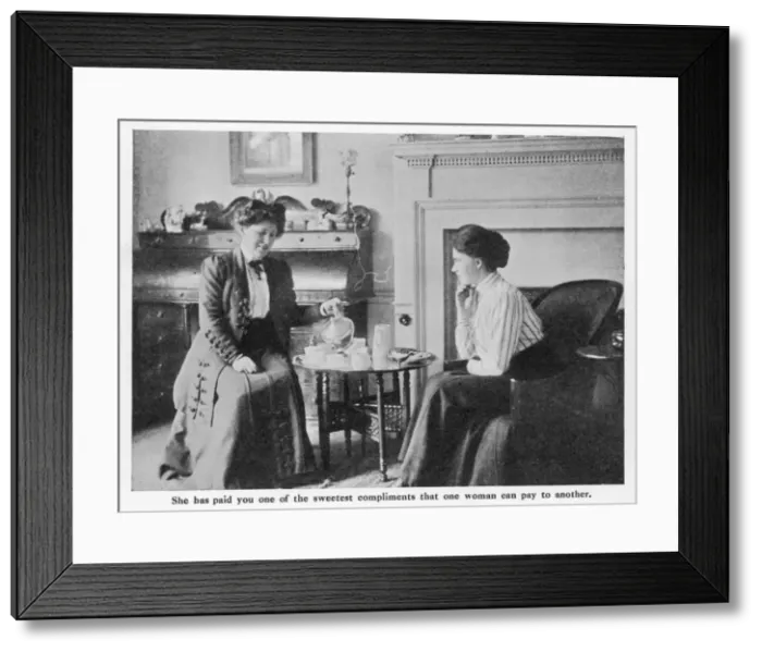 Framed Print : Entertaining with Tea Framed Print : Entertaining with Tea