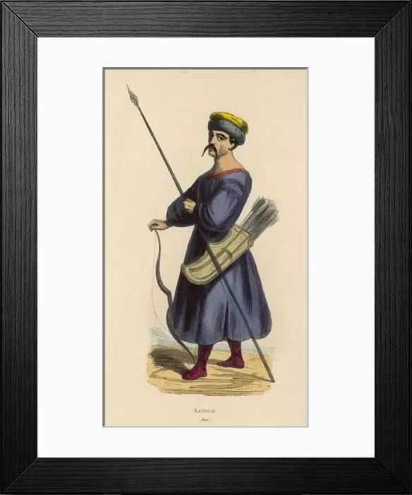 Framed Print : Kalmuck Warrior Framed Print : Kalmuck Warrior