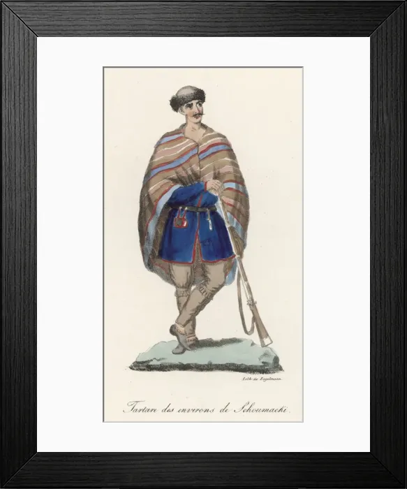 Framed Print : Tartar Gentleman Framed Print : Tartar Gentleman