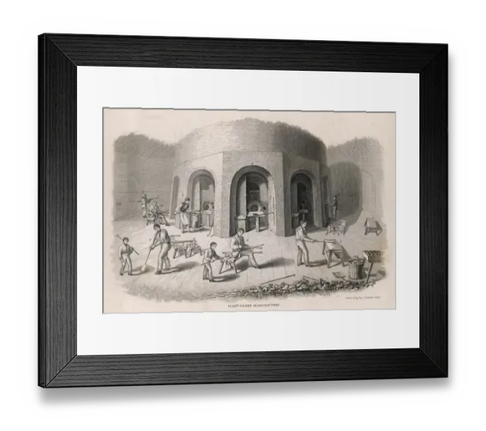 Framed Print : Flint Glass Framed Print : Flint Glass
