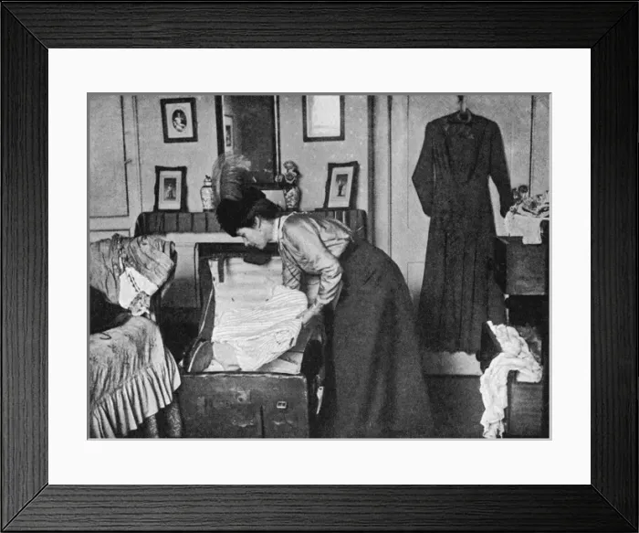 Framed Print : Professional Packer Framed Print : Professional Packer