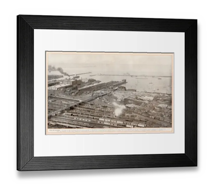 Framed Print : Chicago Docks - 2 Framed Print : Chicago Docks - 2