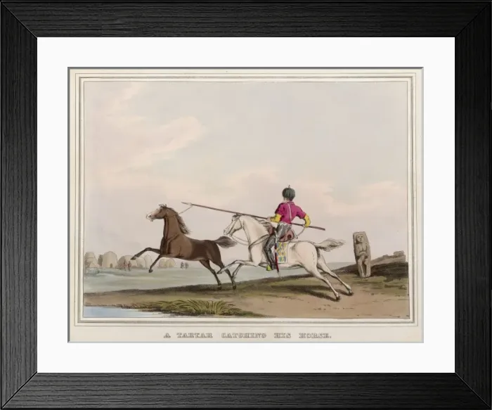 Framed Print : Tartar and Horse Framed Print : Tartar and Horse