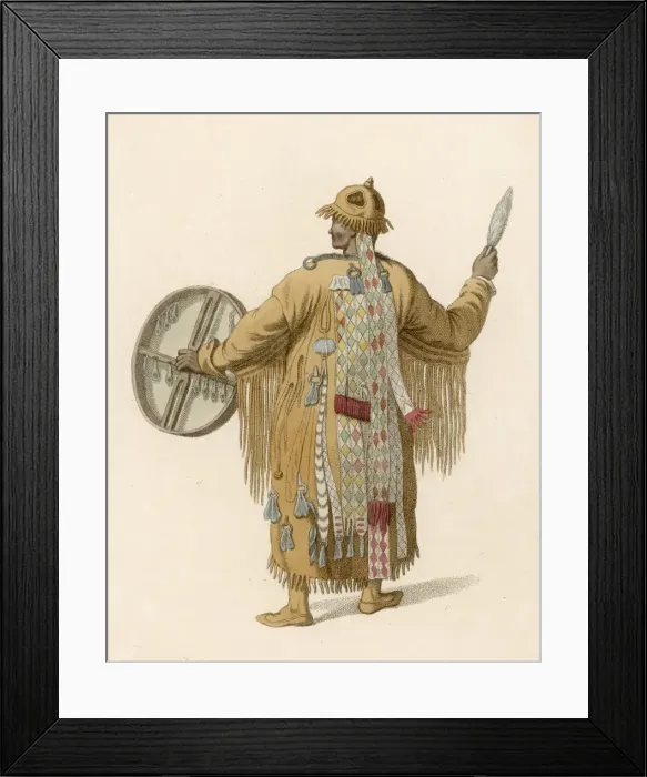 Framed Print : Siberian Shaman - 1 Framed Print : Siberian Shaman - 1