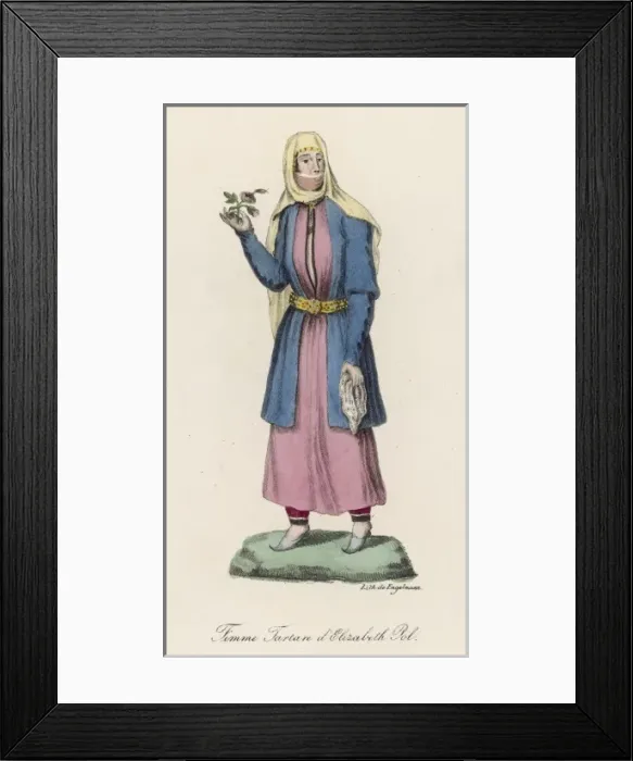 Framed Print : Tartar Woman Framed Print : Tartar Woman