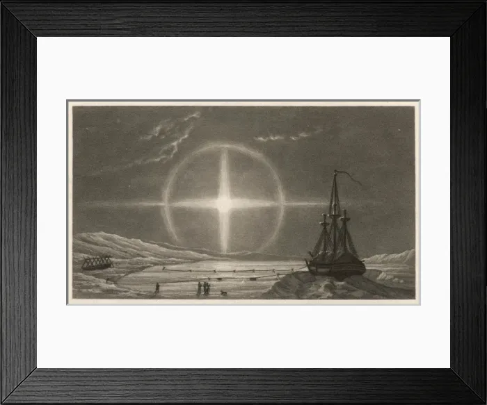 Framed Print : Lunar Corona Arctic Framed Print : Lunar Corona Arctic