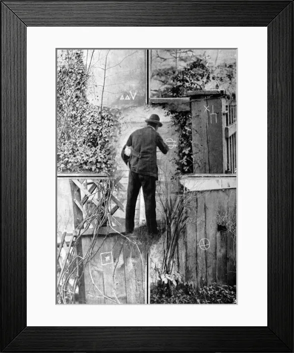 Framed Print : Signs used by burglars and tramps Framed Print : Signs used by burglars and tramps