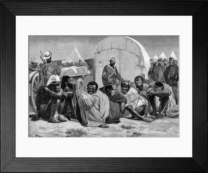 Framed Print : The zulu wars. Ambassadors from King Cetewayo (Cetshwayo) to Framed Print : The zulu wars. Ambassadors from King Cetewayo (Cetshwayo) to
