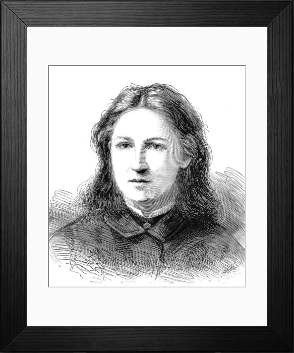 Framed Print : Portrait of Vera Zassulitch Framed Print : Portrait of Vera Zassulitch