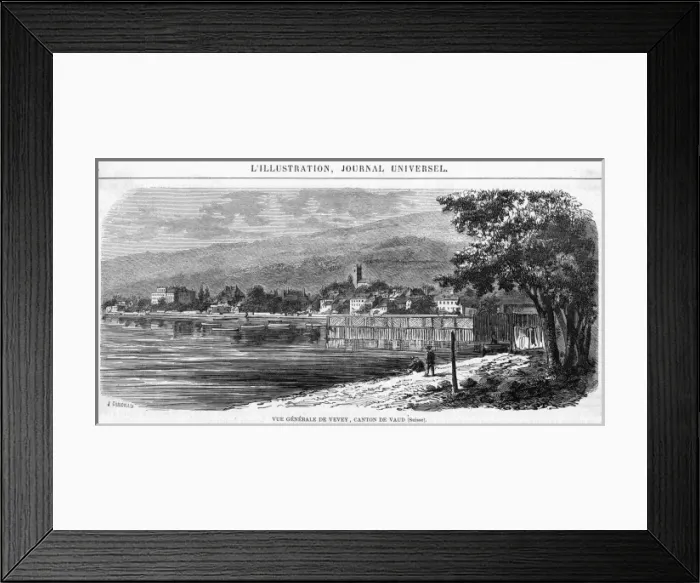 Framed Print : Switzerland Vevey Framed Print : Switzerland Vevey