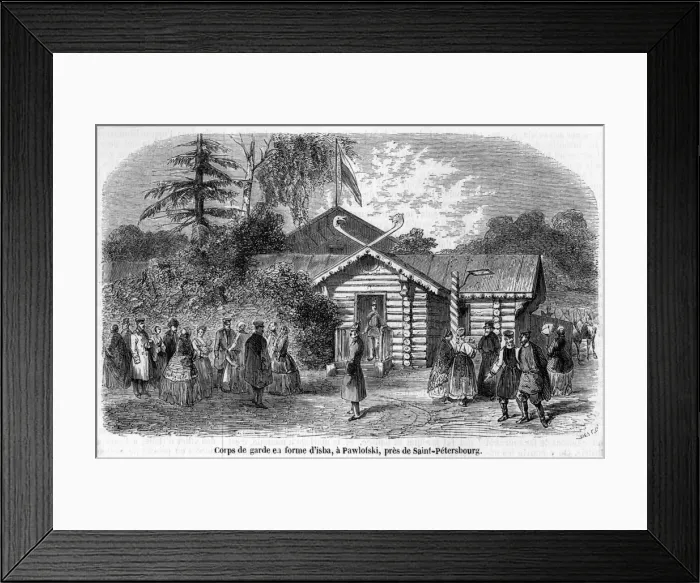 Framed Print : Russia Guard Post Framed Print : Russia Guard Post